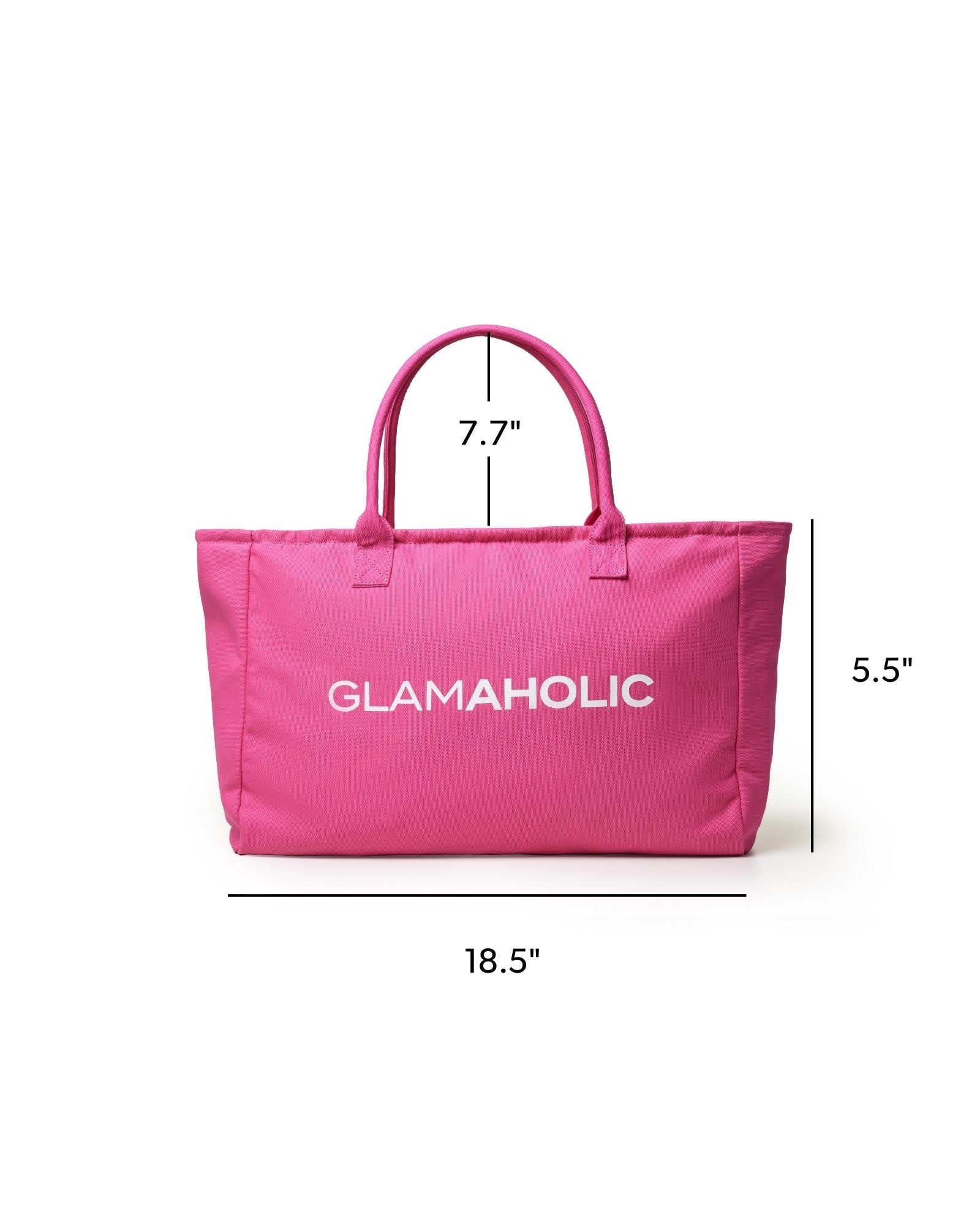 ATHLETIC CANVAS TOTE - HOT PINK - Image 10
