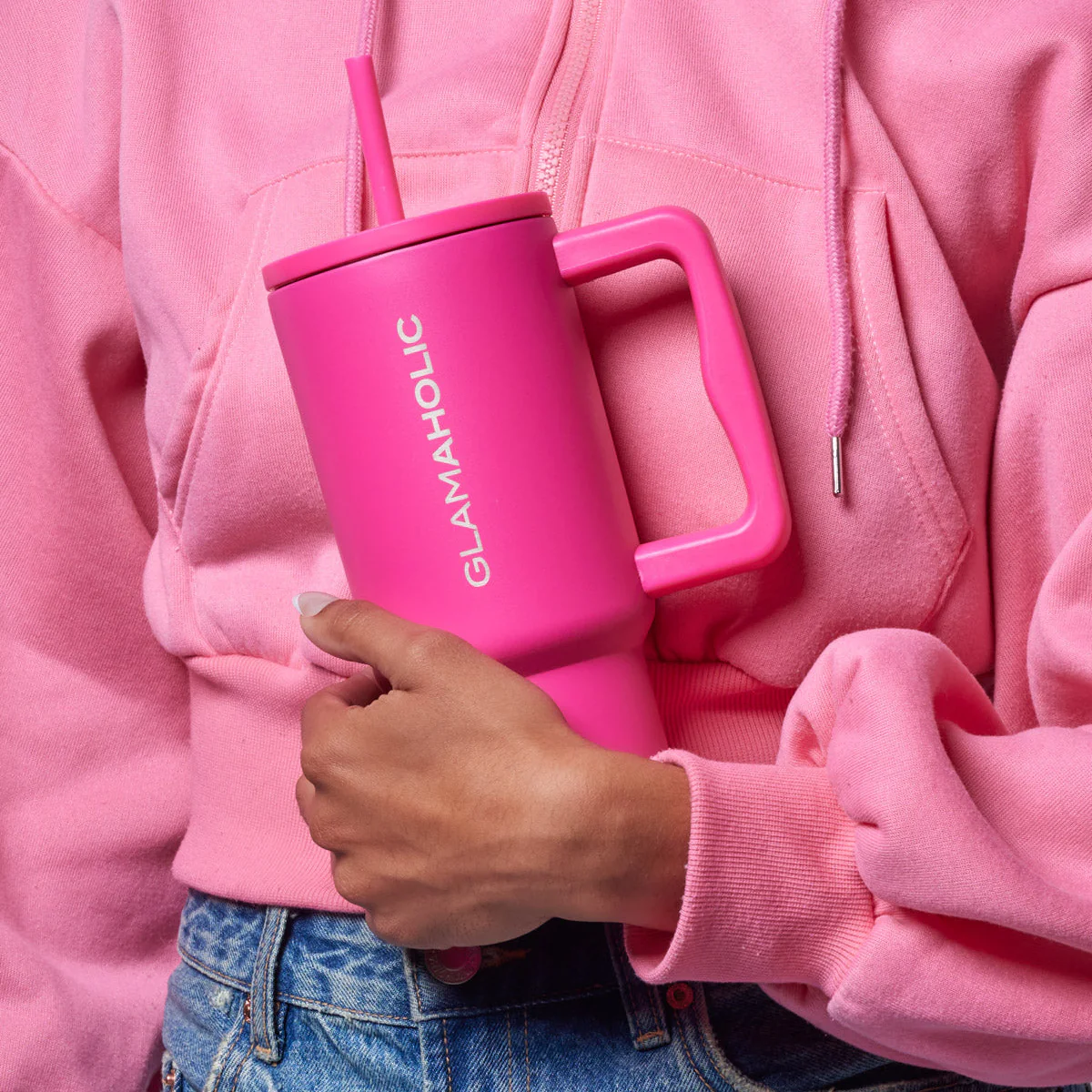 ATHLETIC TUMBLER - HOT PINK - Image 5