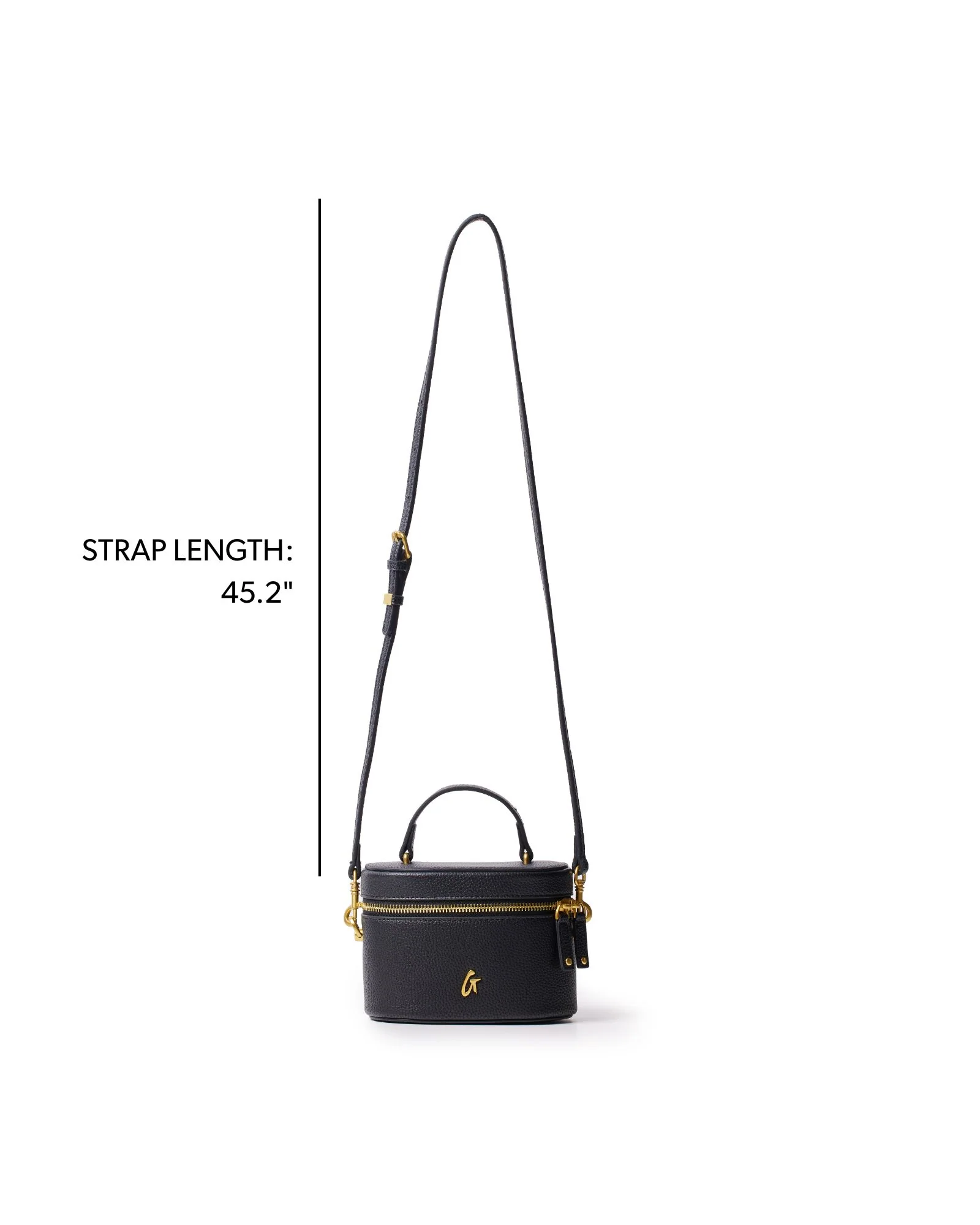 MINI PEBBLE VANITY BAG - BLACK - Image 6