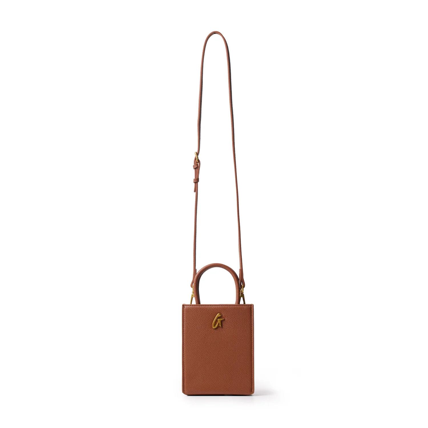 MINI PEBBLE TOTE - BROWN - Image 4