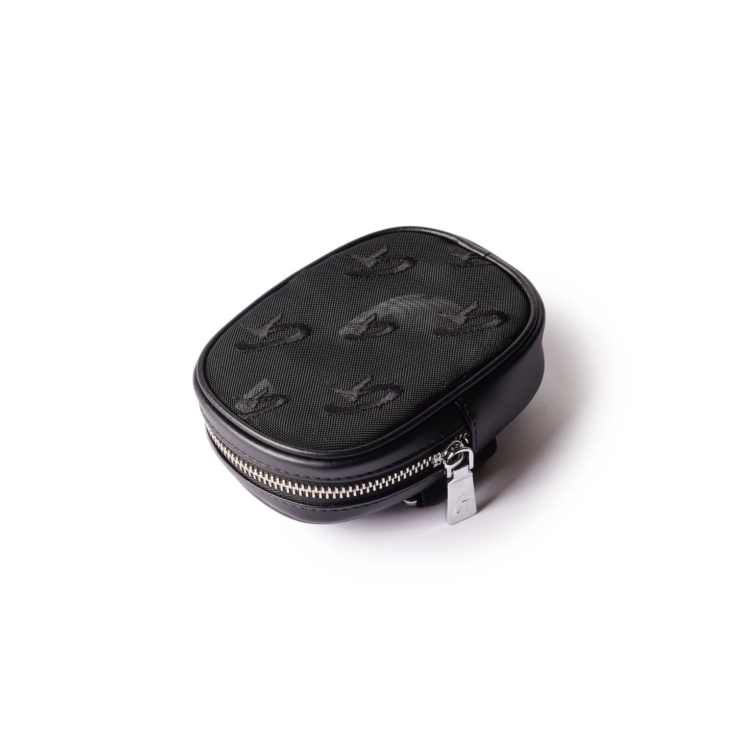 MESH MONOGRAM WRISTLET - BLACK - Image 4