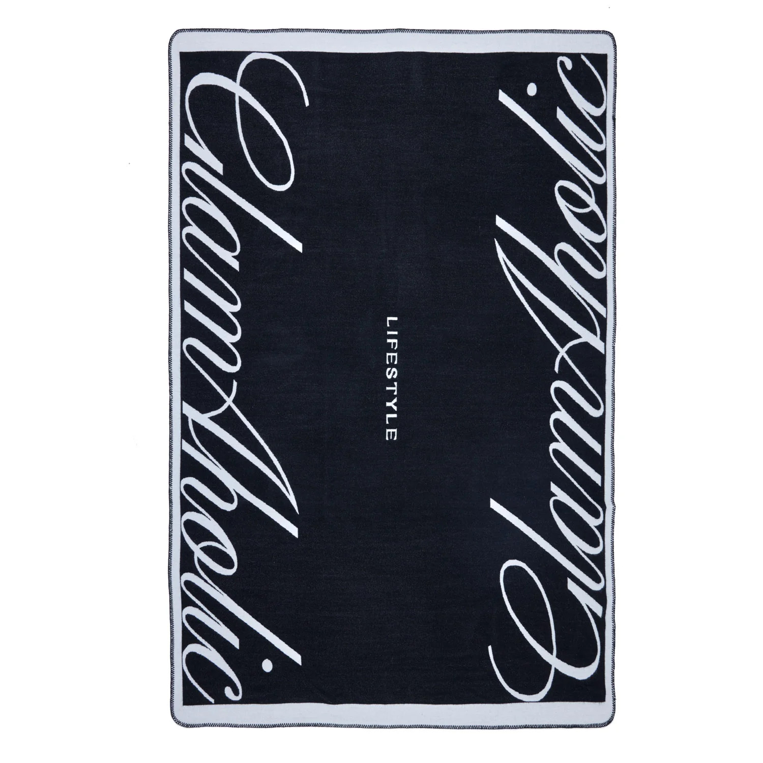 SIGNATURE LUXE THROW BLANKET - BLACK - Image 3