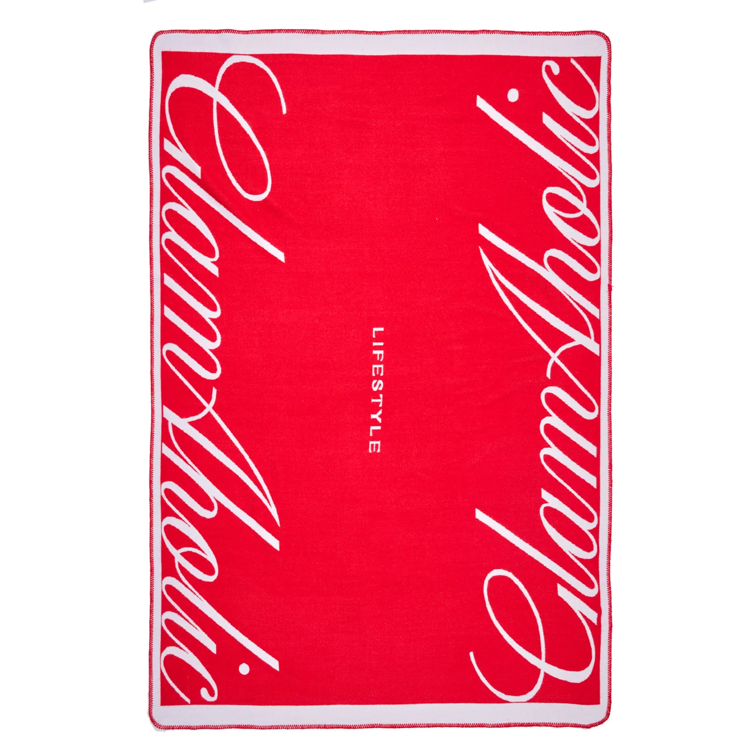 SIGNATURE LUXE THROW BLANKET - RED - Image 3