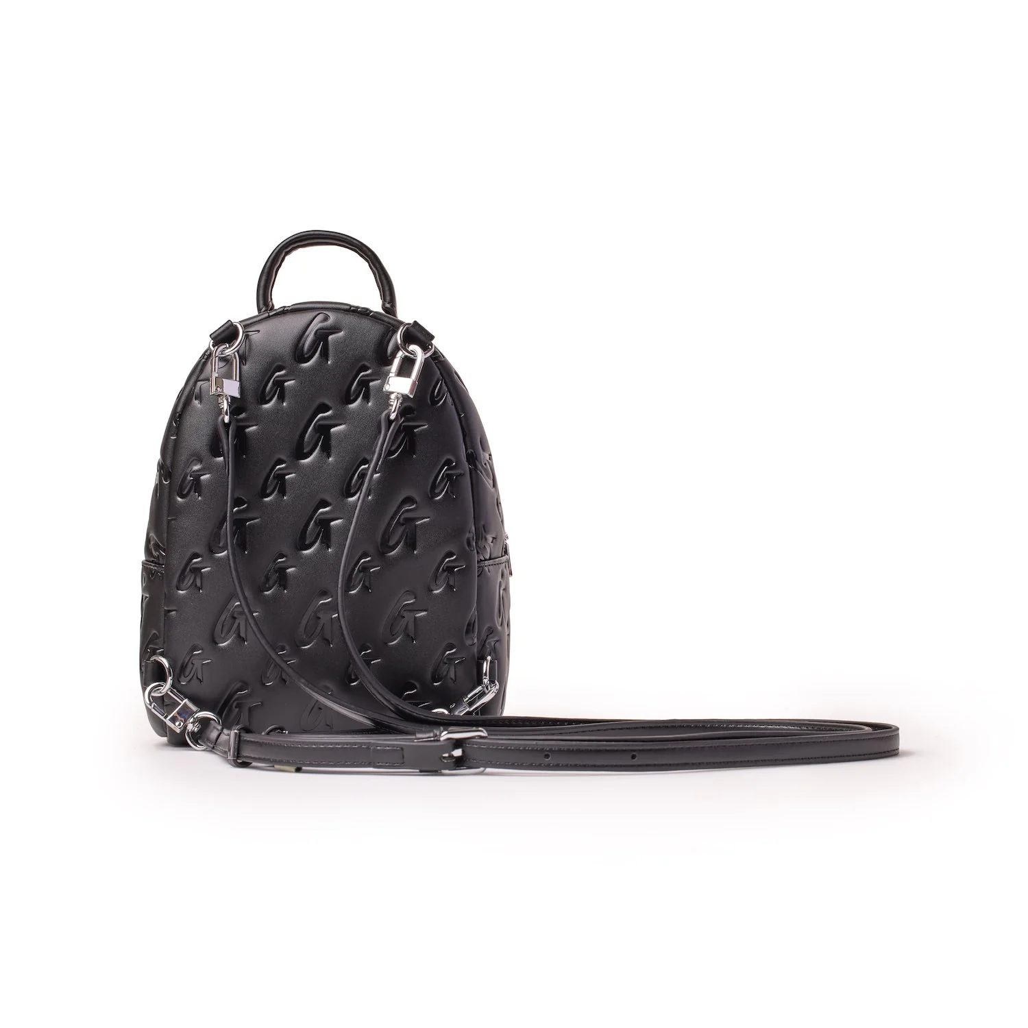 MINI MONOGRAM BACKPACK - BLACK - Image 3