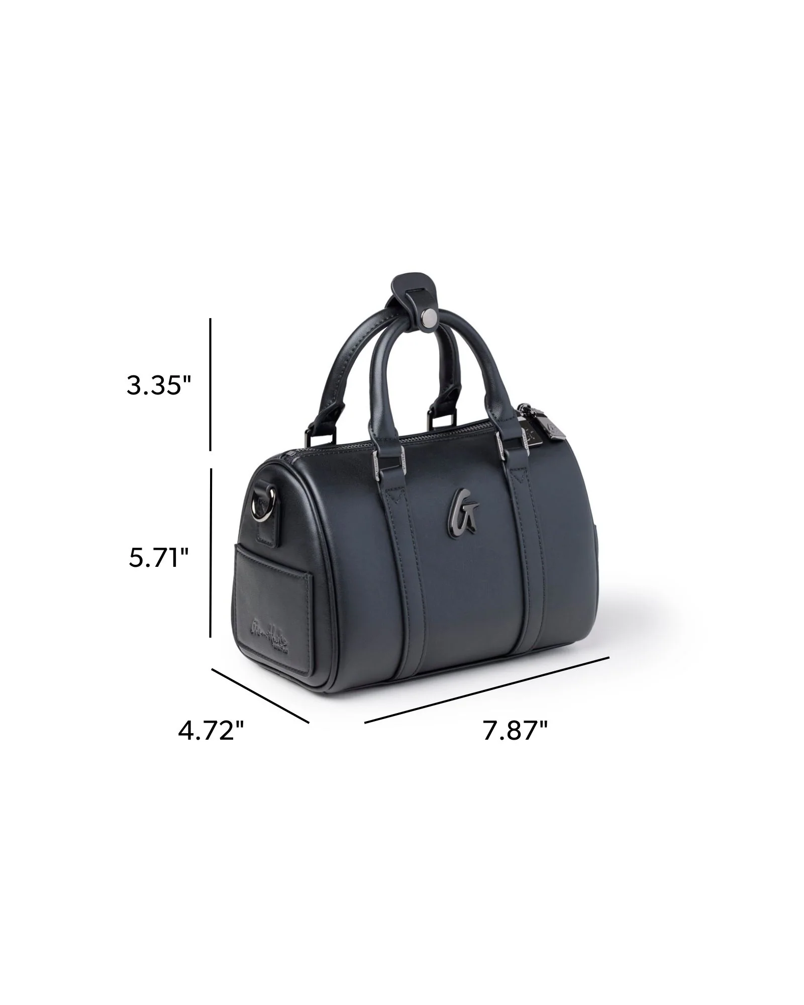 MINI STANDARD GAL BOSTON BAG - BLACK - Image 7
