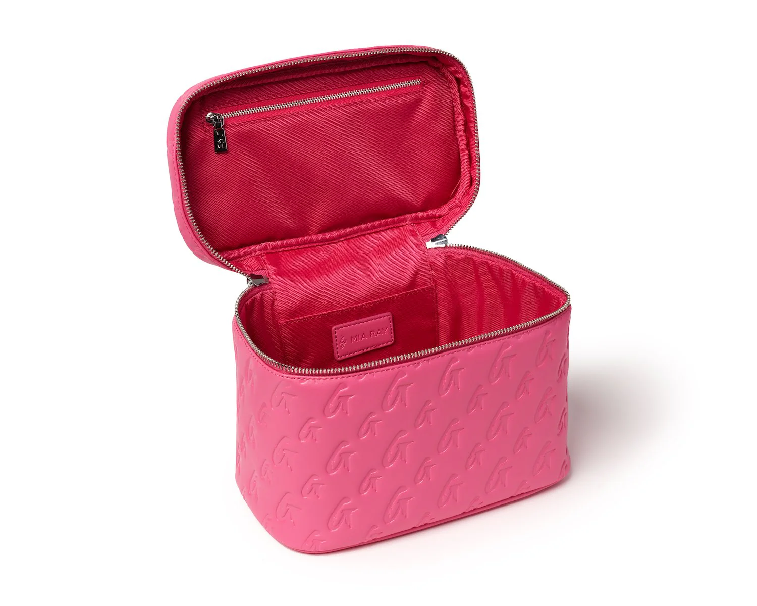 LARGE MONOGRAM TOILETRY BAG - HOT PINK - Image 4