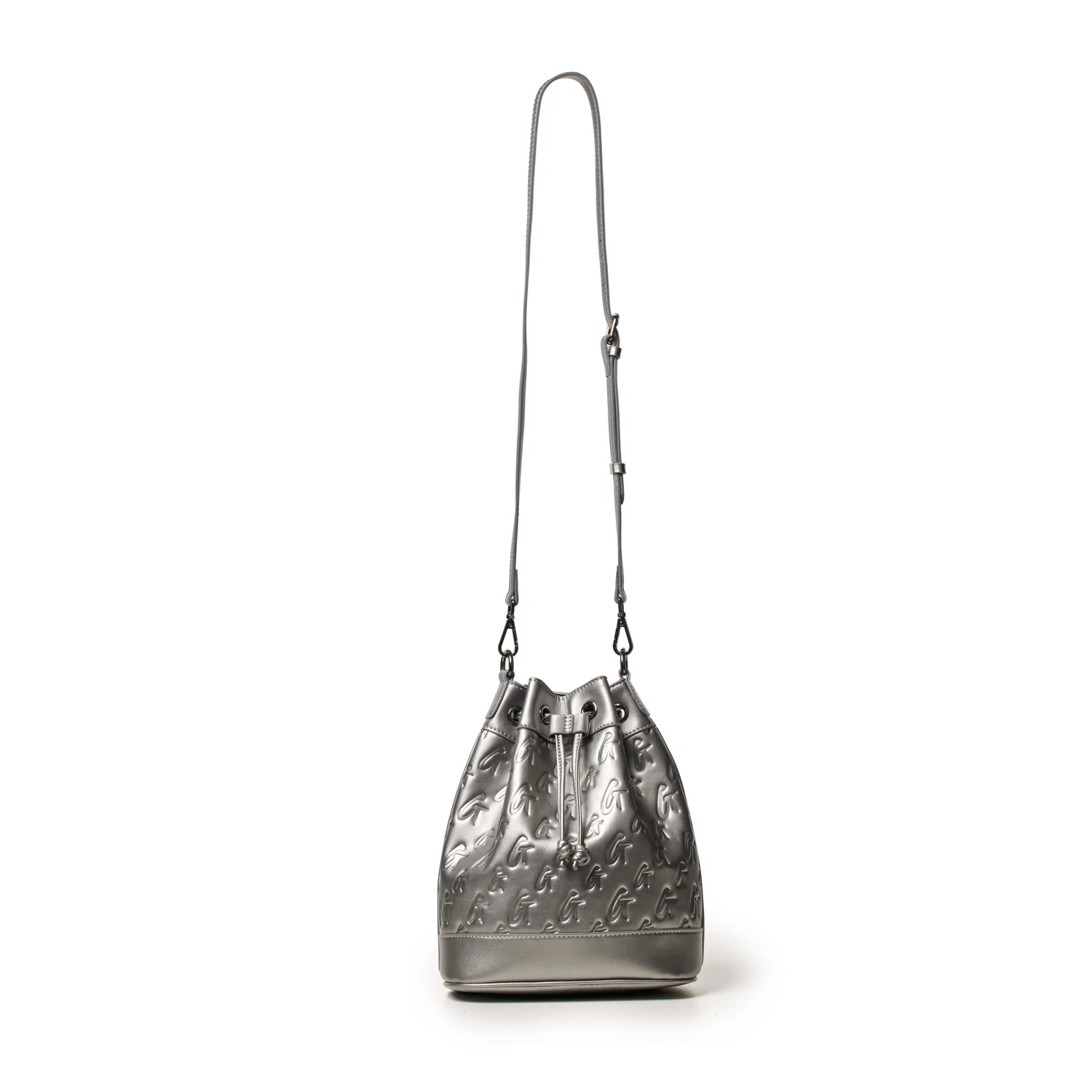 MEDIUM MONOGRAM BUCKET BAG - PLATINUM - Image 5