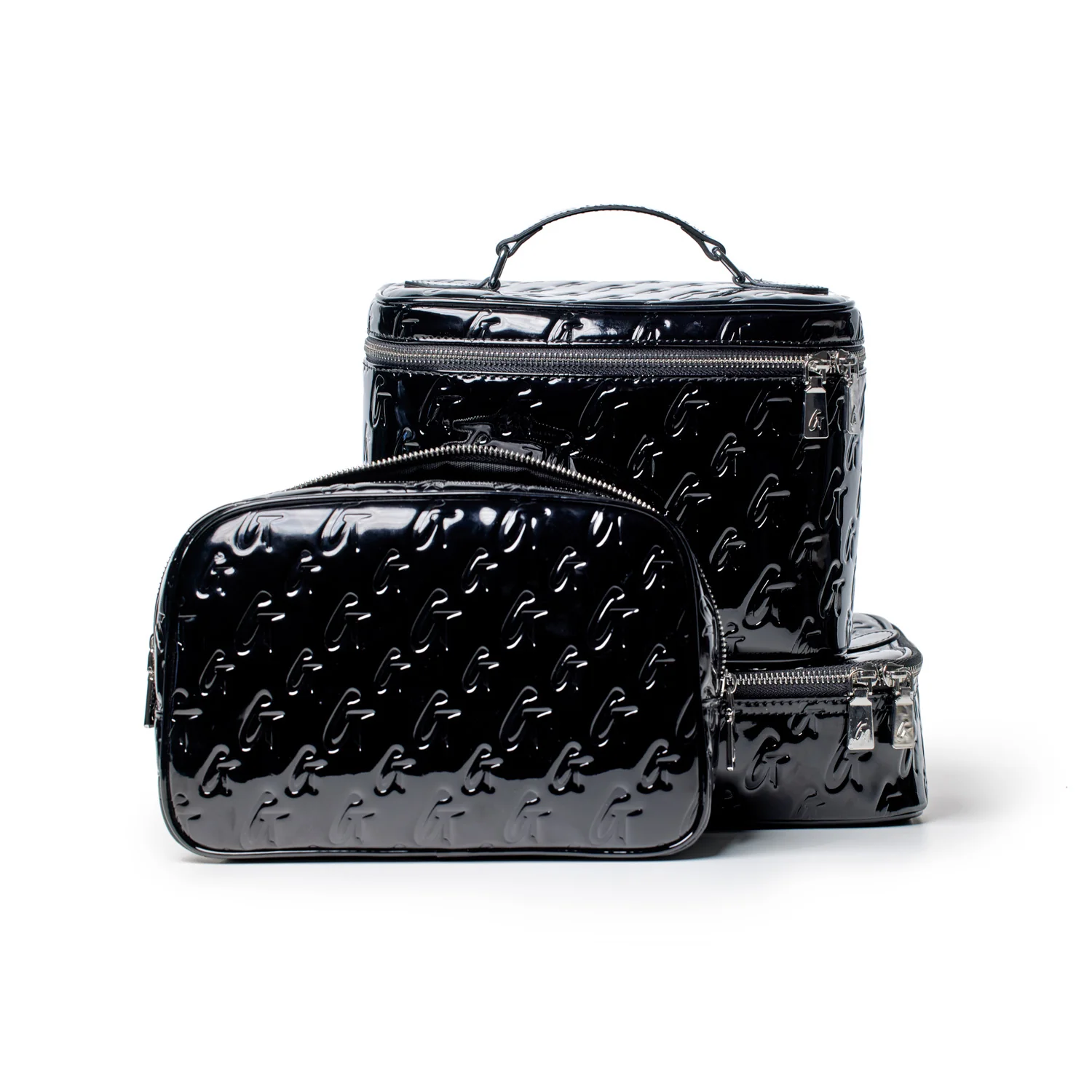 MEDIUM MONOGRAM TOILETRY BAG - MIRROR BLACK - Image 5