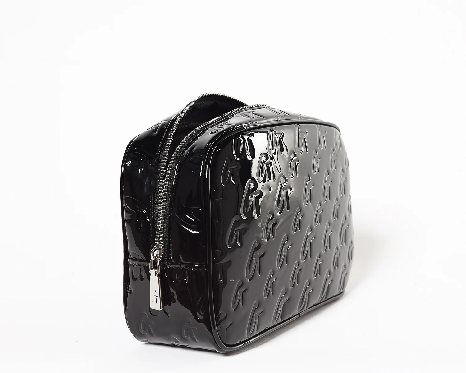 SMALL MONOGRAM TOILETRY BAG - MIRROR BLACK - Image 3