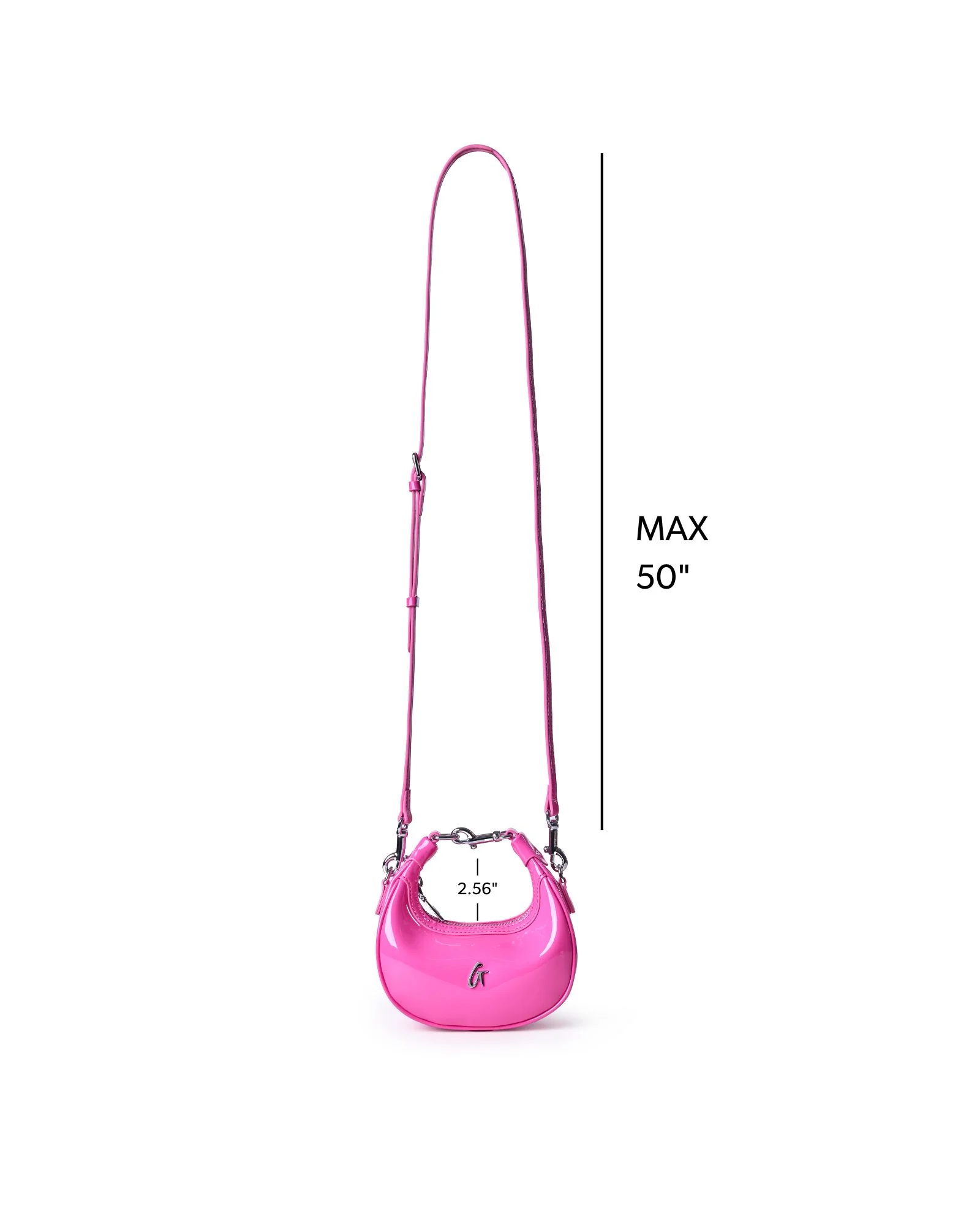 NANO MIRROR HOBO BAG - MIRROR HOT PINK - Image 7