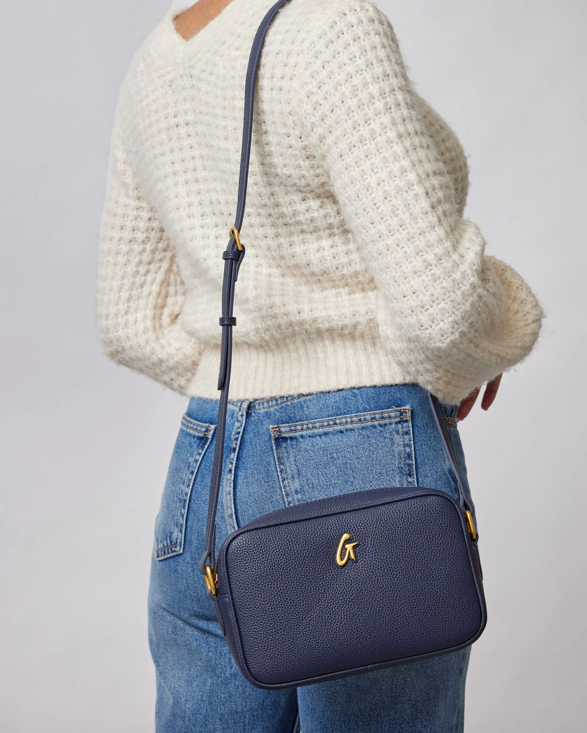 STANDARD PEBBLE CAMERA BAG - NAVY - Image 3