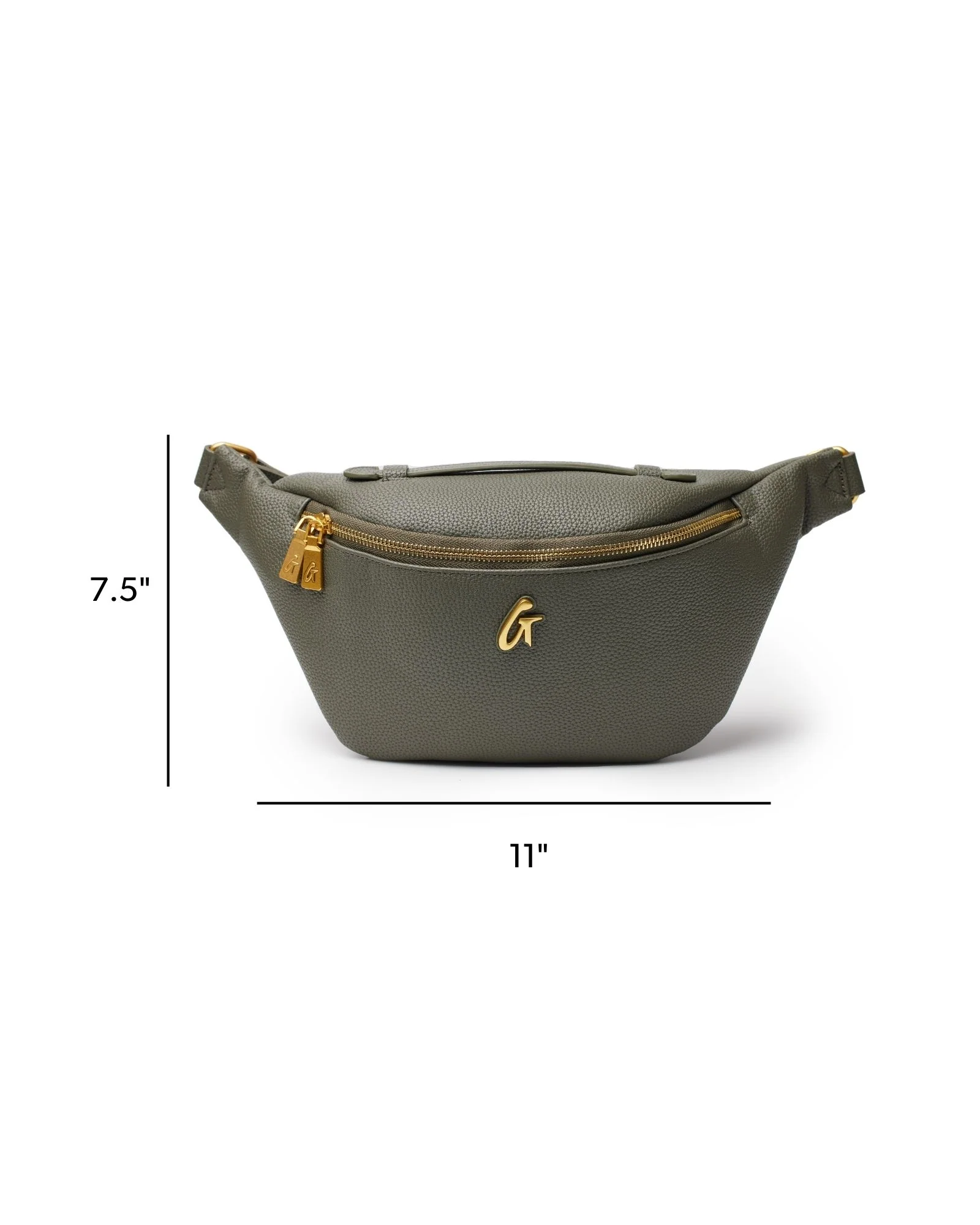 PEBBLE FANNY PACK - OLIVE GREEN - Image 7