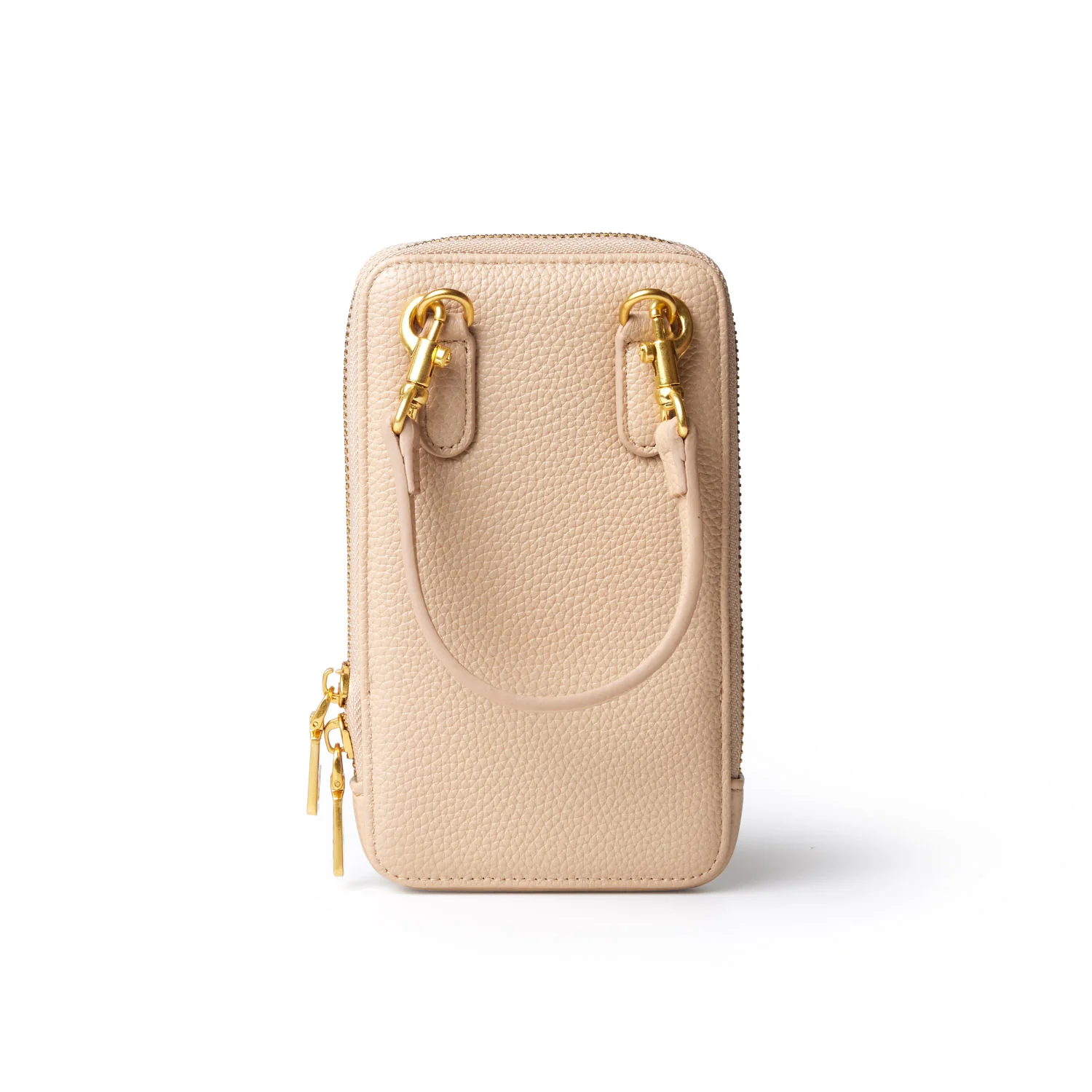 PEBBLE PHONE CROSSBODY - NUDE - Image 3