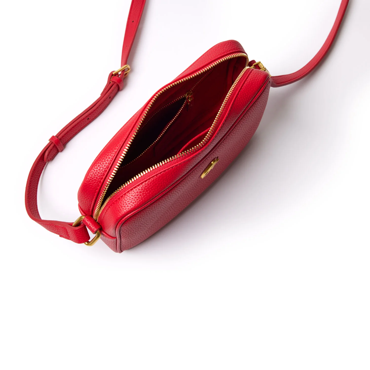 STANDARD PEBBLE CAMERA BAG - RED - Image 4