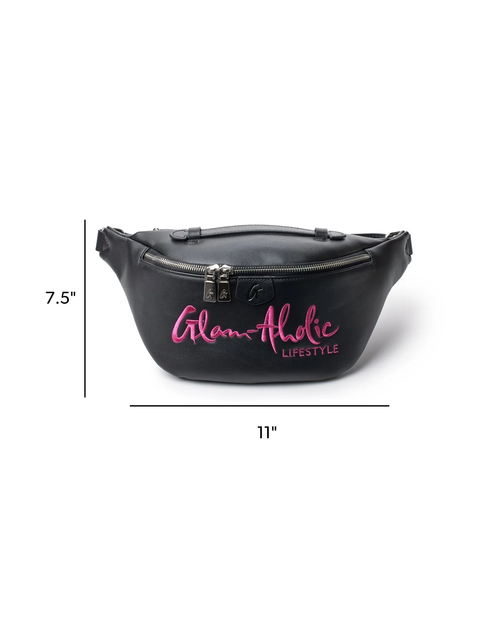 SIGNATURE LOGO FANNY PACK - BLACK PINK - Image 7