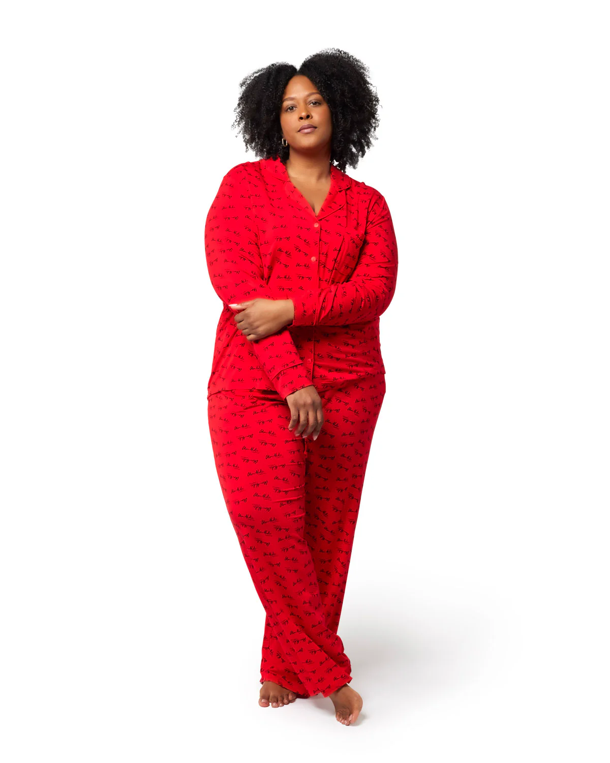 SIGNATURE PAJAMAS STANDARD - RED - Image 7