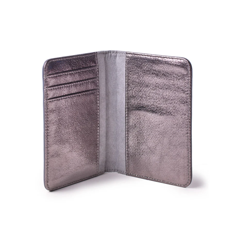 MONOGRAM PASSPORT HOLDER - MIRROR GRAY - Image 2